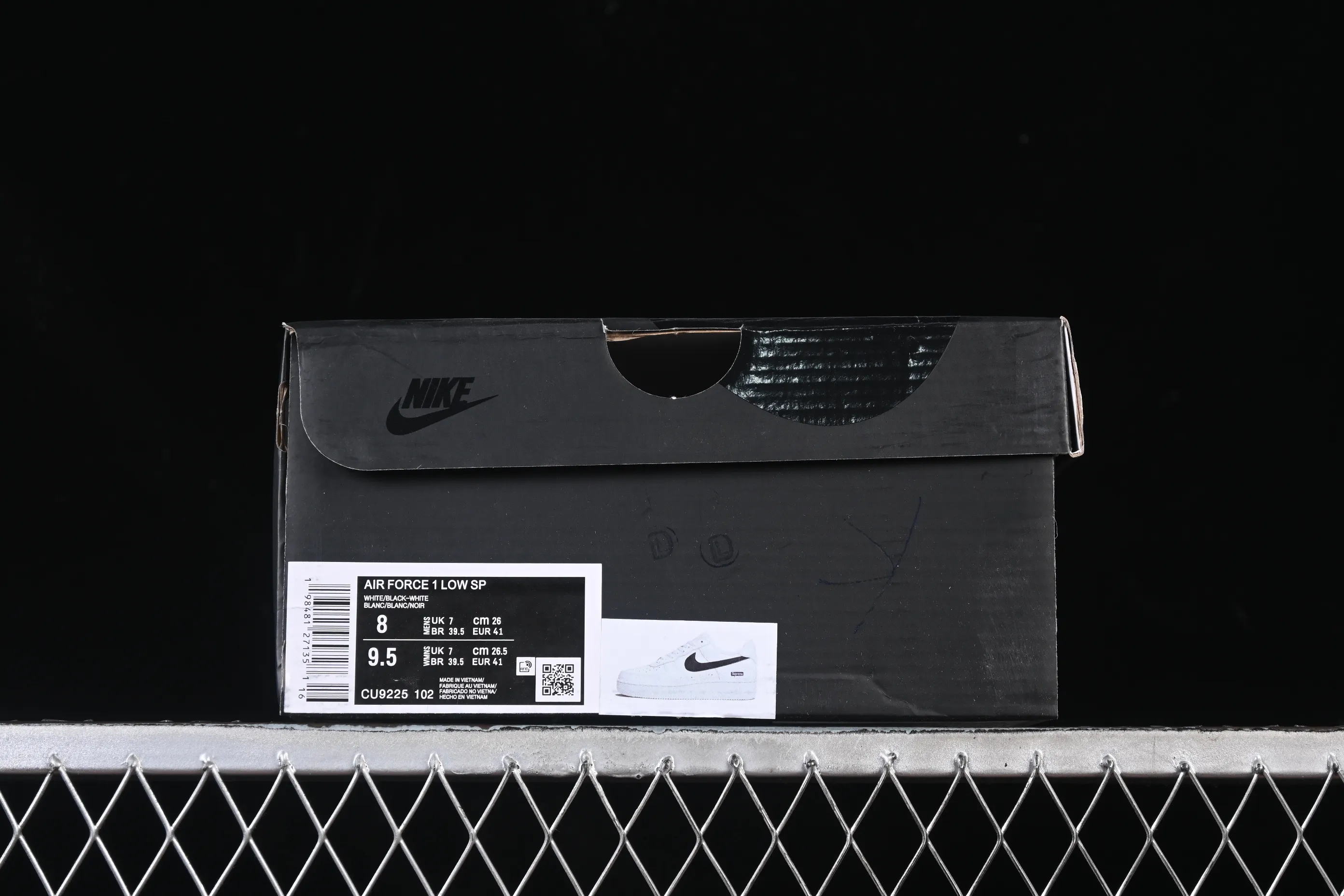 All categories Nk Air Force 1 Air Force series Nk Air Force 1 Low Air Force low-top Supreme x Nike Air Force 1'07 Low joint model Air Force 1 low-top casual sneakers CU9225-102